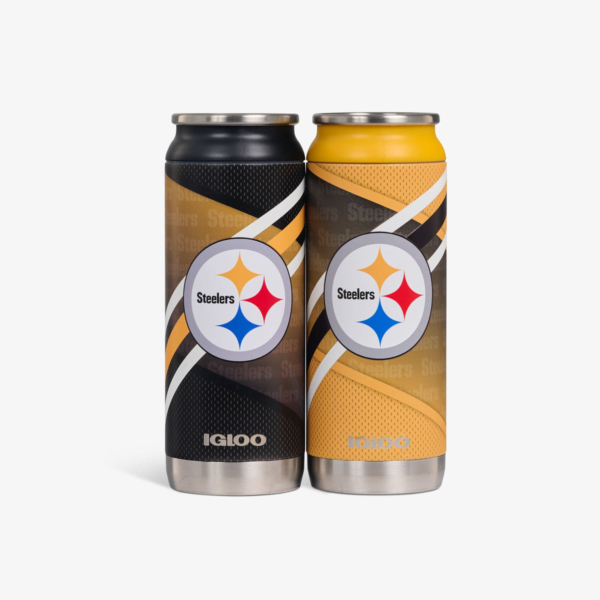 Igloo Pittsburgh Steelers Home &amp; Away 16 Oz Can 2-Pack