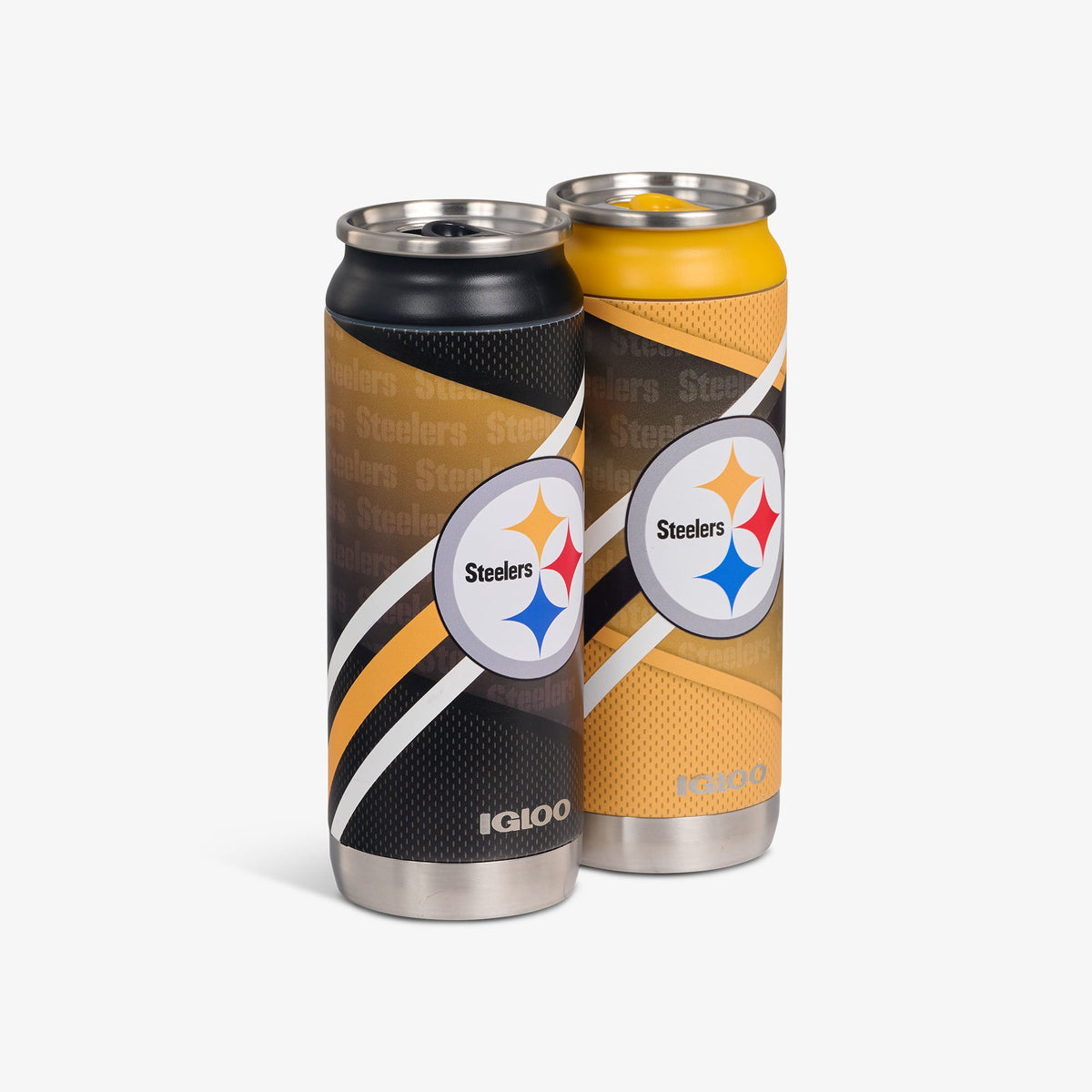 Igloo Pittsburgh Steelers Home &amp; Away 16 Oz Can 2-Pack