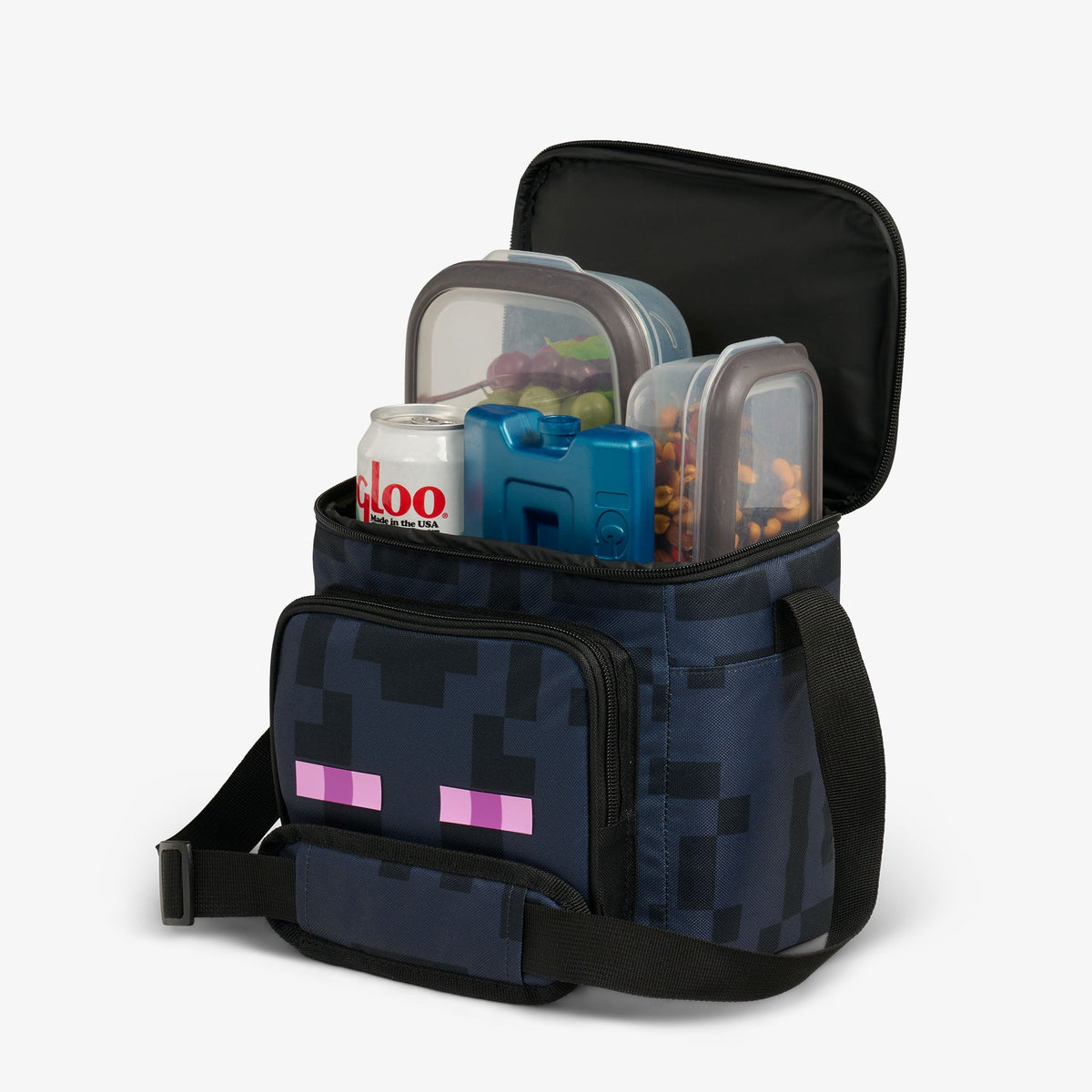 Igloo Minecraft Enderman Square Lunch Cooler Bag