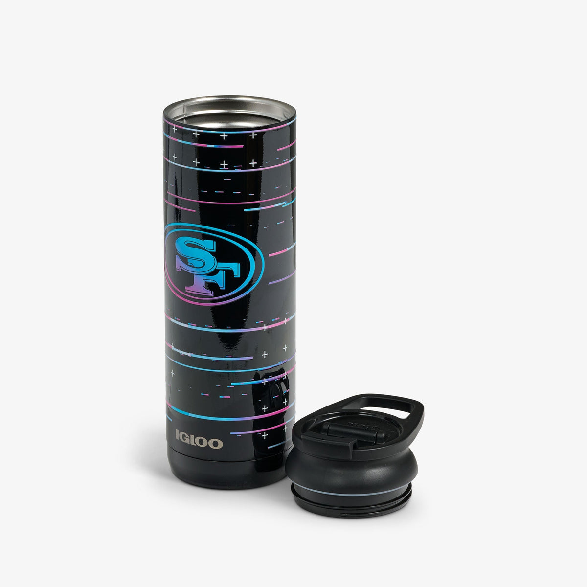 Igloo NFL Neon San Francisco 49ers 20 Oz Flip ‘n’ Sip Tumbler