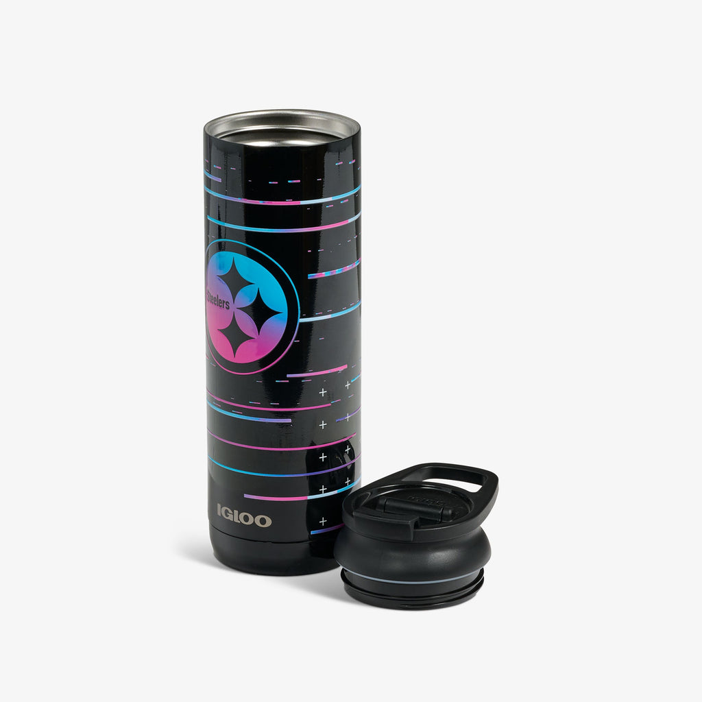 Igloo NFL Neon Pittsburgh Steelers 20 Oz Flip ‘n’ Sip Tumbler