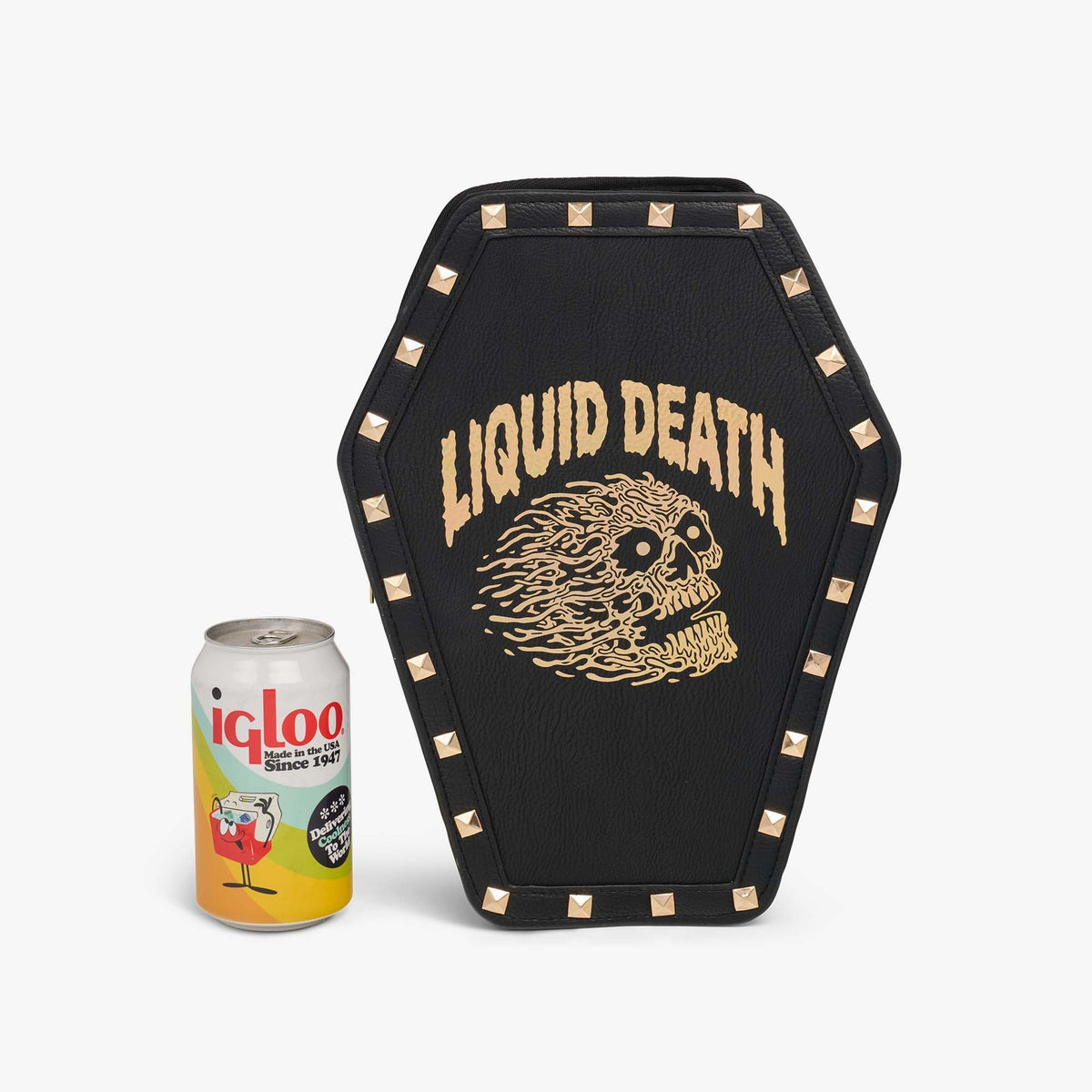 Igloo Liquid Death Coffin Crossbody Cooler Bag
