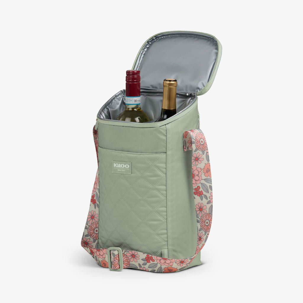 Igloo Floral MaxCold® DUO Vertical Crossbody Cooler Bag