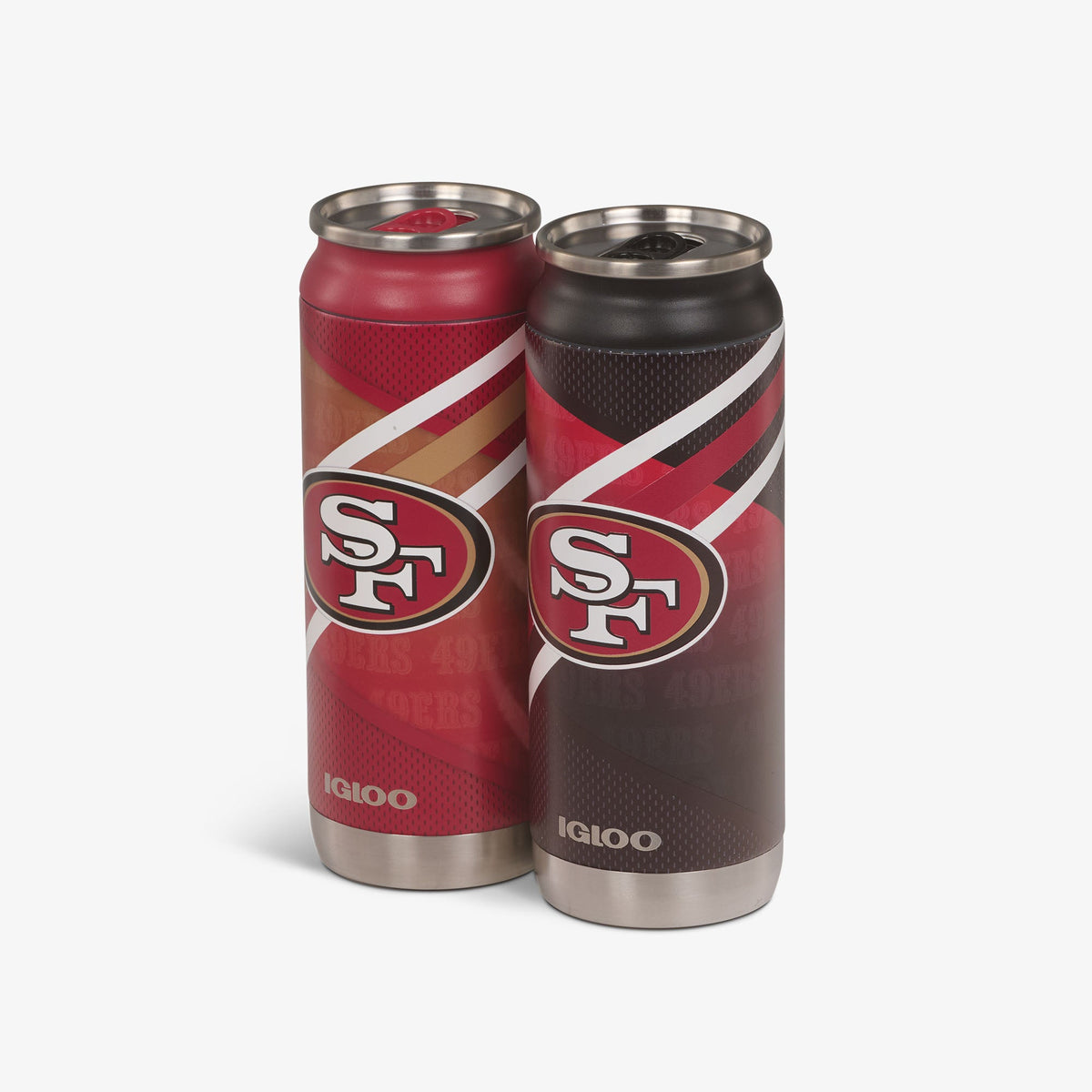 Igloo San Francisco 49ers Home &amp; Away 16 Oz Can 2-Pack