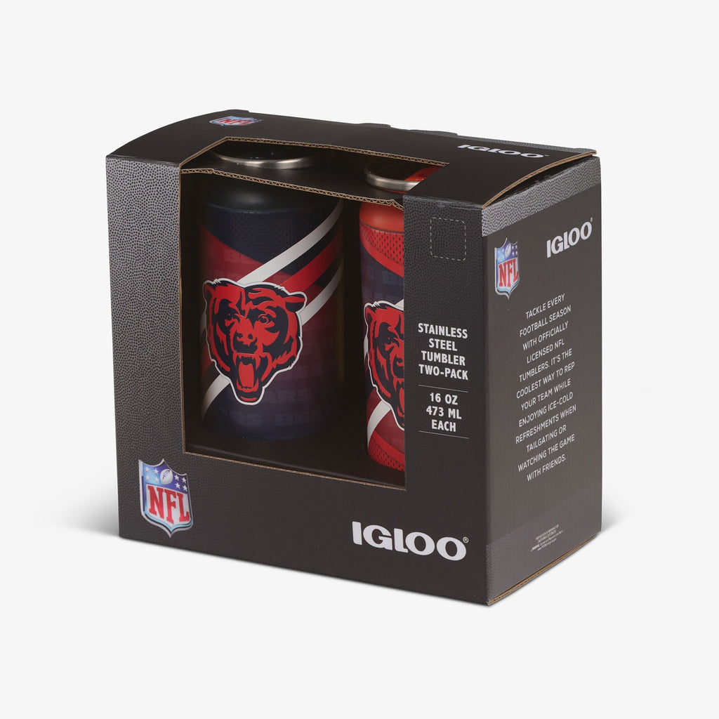 Igloo Chicago Bears Home &amp; Away 16 Oz Can 2-Pack