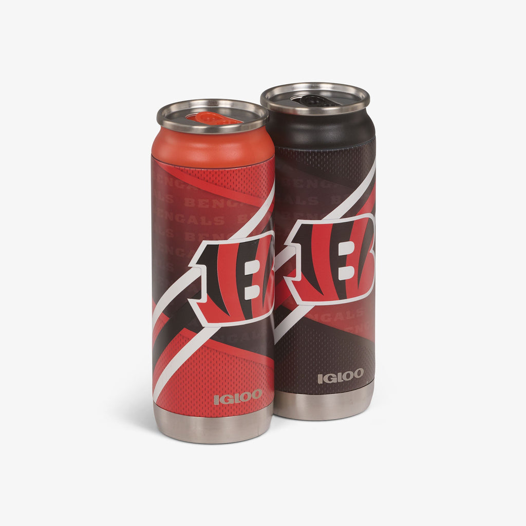 Igloo Cincinnati Bengals Home &amp; Away 16 Oz Can 2-Pack