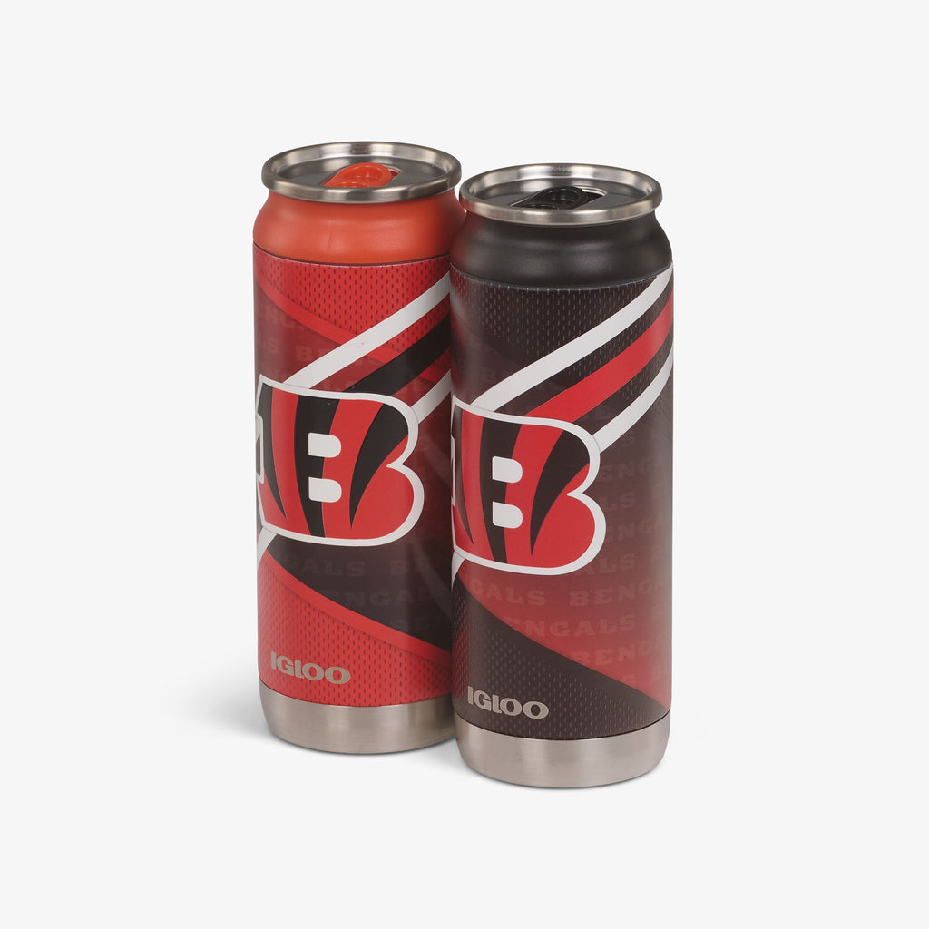 Igloo Cincinnati Bengals Home &amp; Away 16 Oz Can 2-Pack