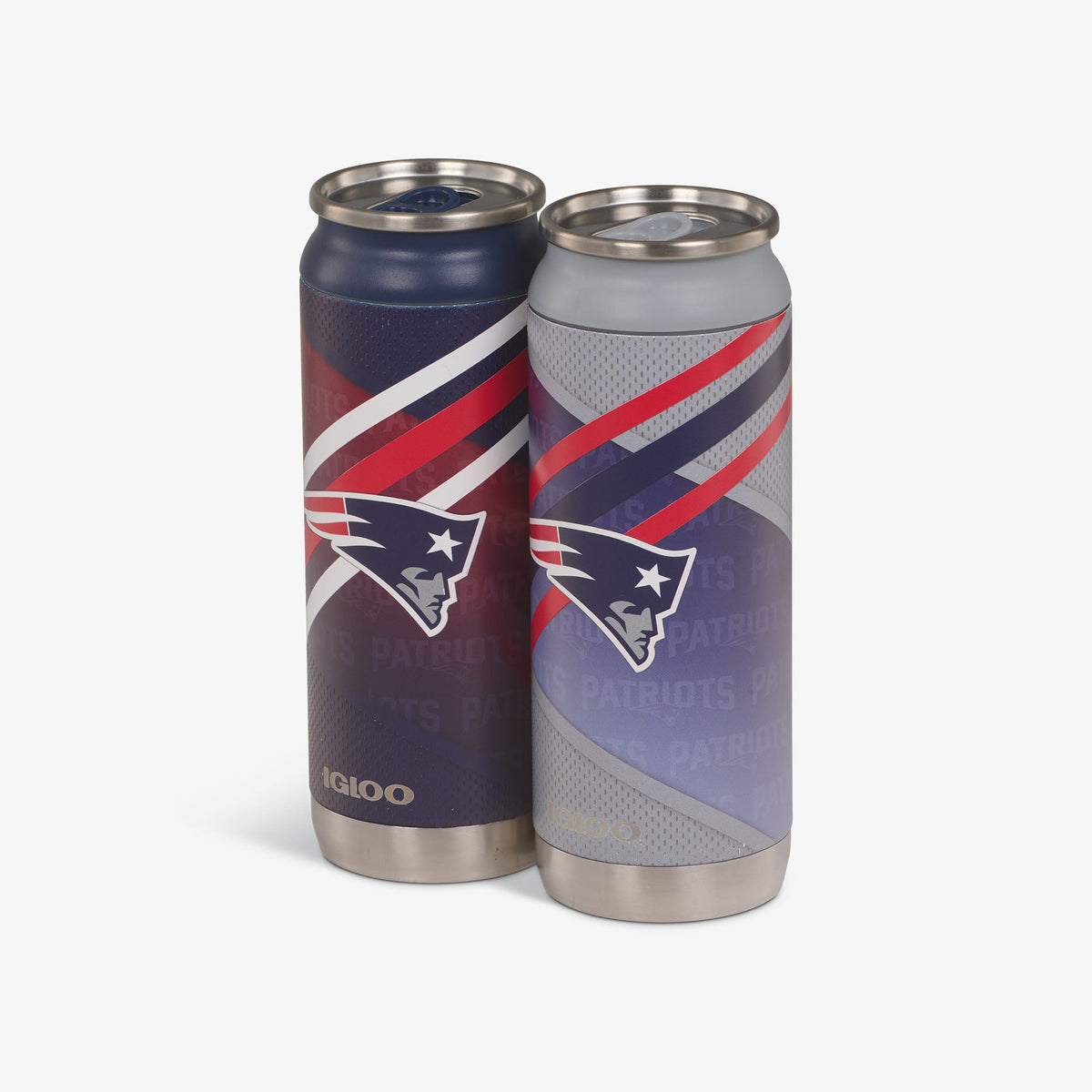 Igloo New England Patriots Home &amp; Away 16 Oz Can 2-Pack