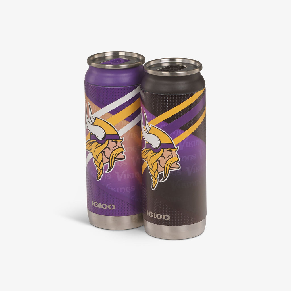 Igloo Minnesota Vikings Home &amp; Away 16 Oz Can 2-Pack