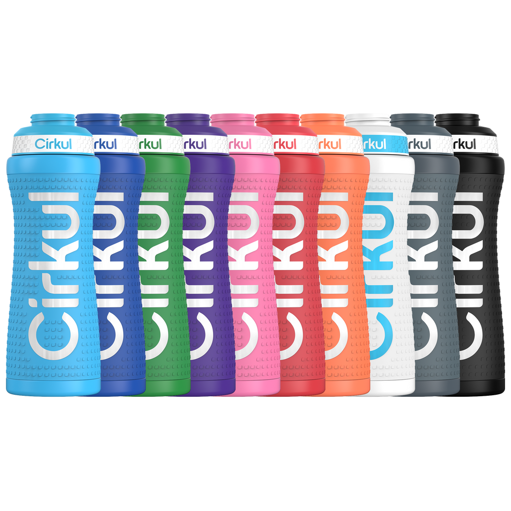 Cirkul 22oz. Grip Stainless Steel Bottle &amp; Sport Lid
