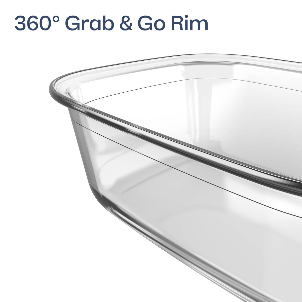 Tupper Ware Tupperware Voila™ Glass Food Storage Container | Rectangular Large