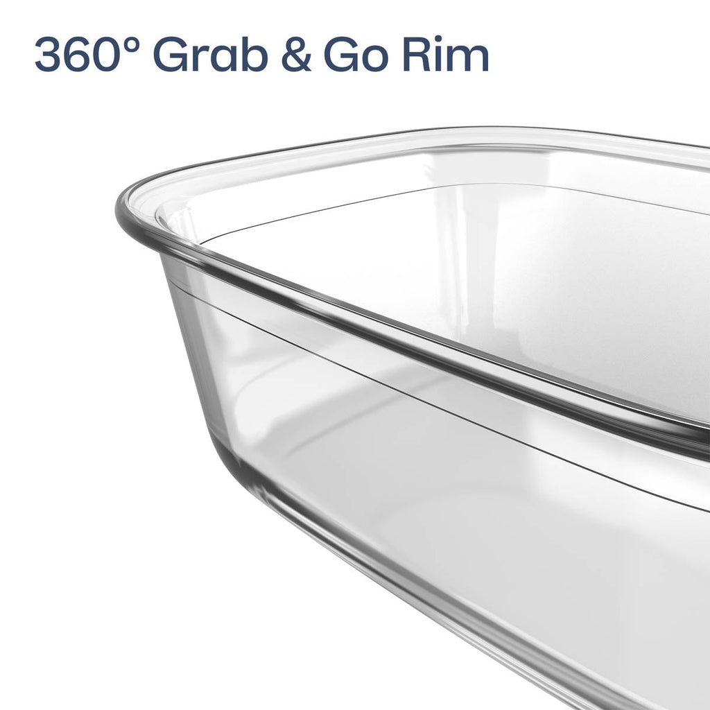Tupper Ware Tupperware Voila™ Glass Food Storage Container | Rectangular Small