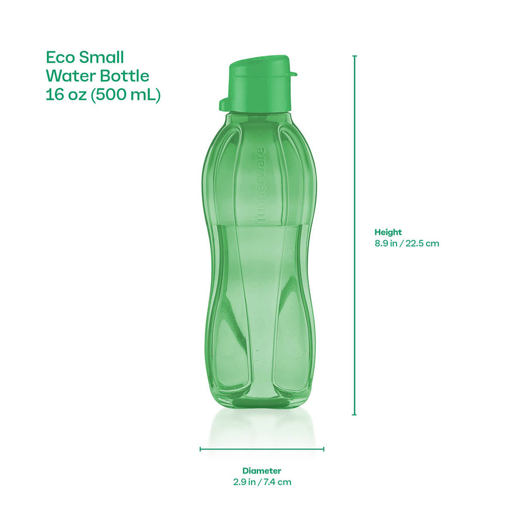 Tupper Ware Tupperware Eco Reusable Water Bottles | Set of 5 | 16 oz / 500 mL Leakproof