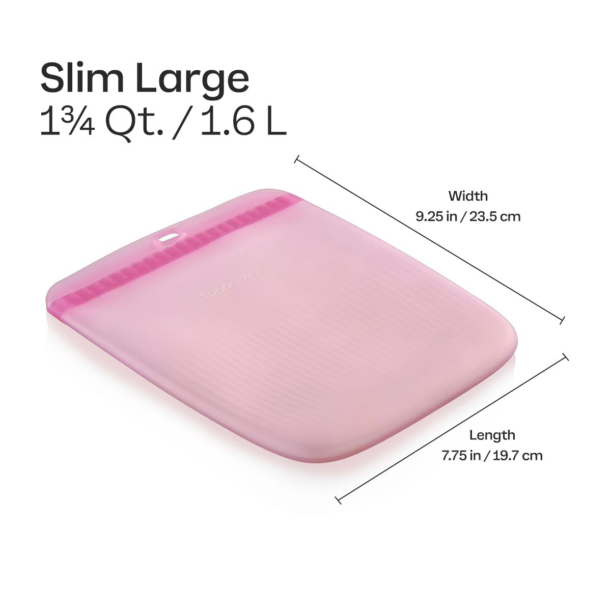 Tupper Ware Ultimate Silicone Slim Bag | Large