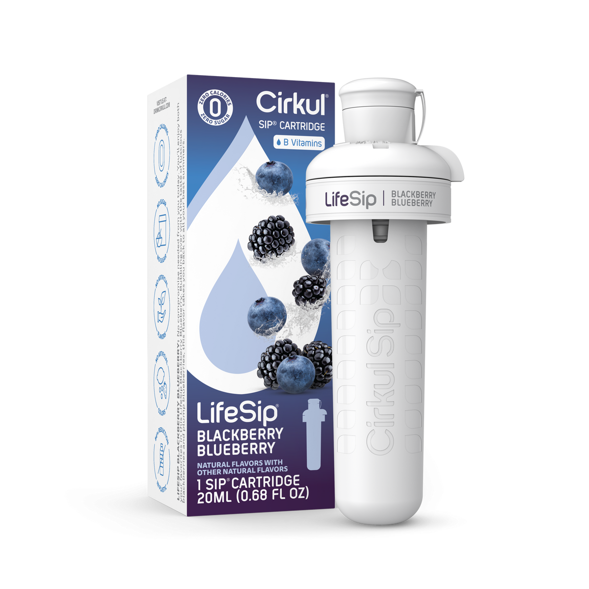 Cirkul 32oz. Chameleon Stainless Steel Bottle Starter Kit
