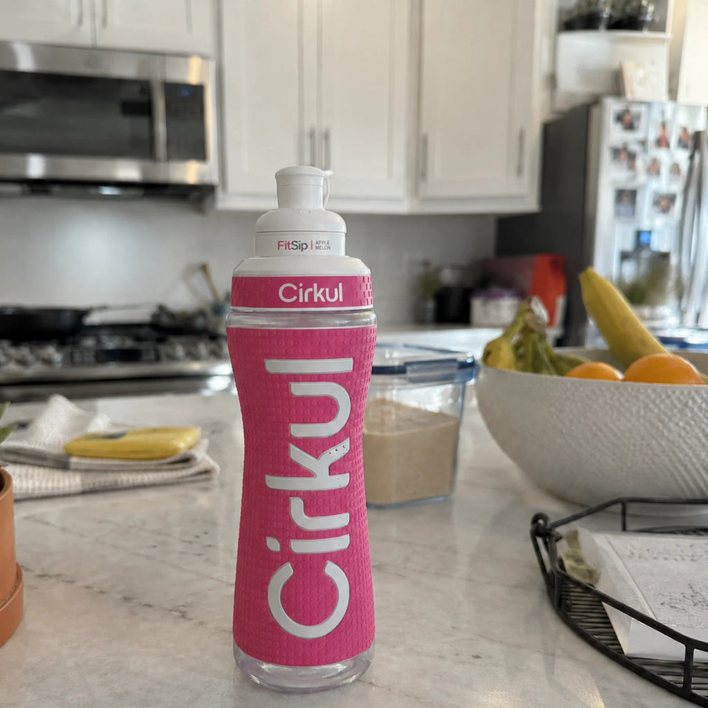 Cirkul 22oz. Grip Squeeze Plastic Bottle &amp; Sport Lid