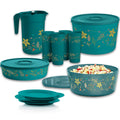 Tupper Ware Tupperware® Holiday Holly Serving Set | Bowls, Plates, Tumblers &amp; Pitcher