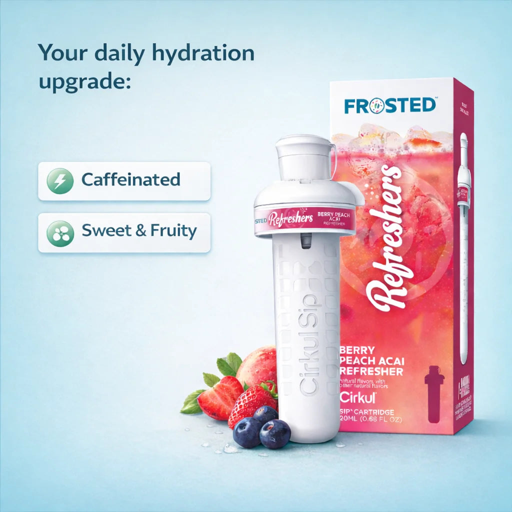 Cirkul Frosted Berry Peach Acai Refresher