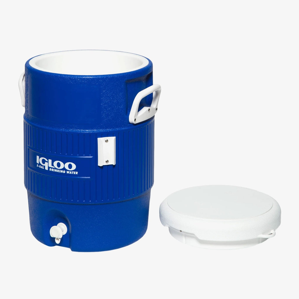 Igloo 5 Gallon Seat Top Water Jug With Cup Dispenser