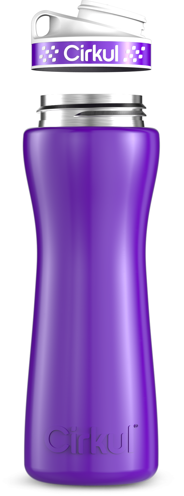 Cirkul Custom 22oz. Stainless Steel Bottle &amp; Comfort Grip Lid
