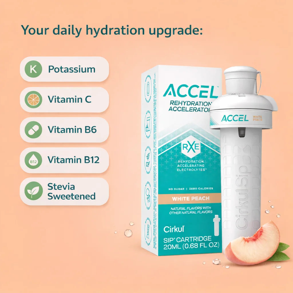 Cirkul Accel White Peach