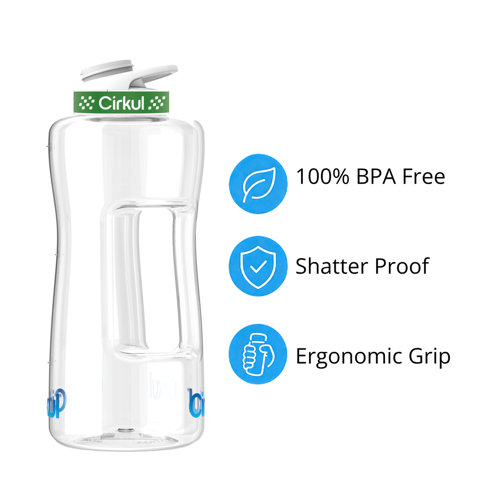 Cirkul 62oz. Plastic Bottle &amp; Comfort Grip Lid