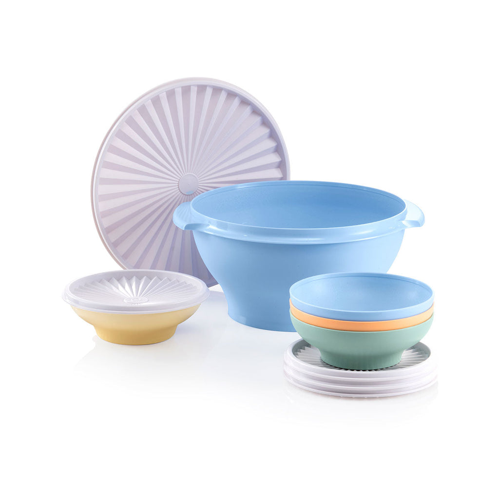 Tupper Ware Servalier® Salad Set (Dreamy Pastels)