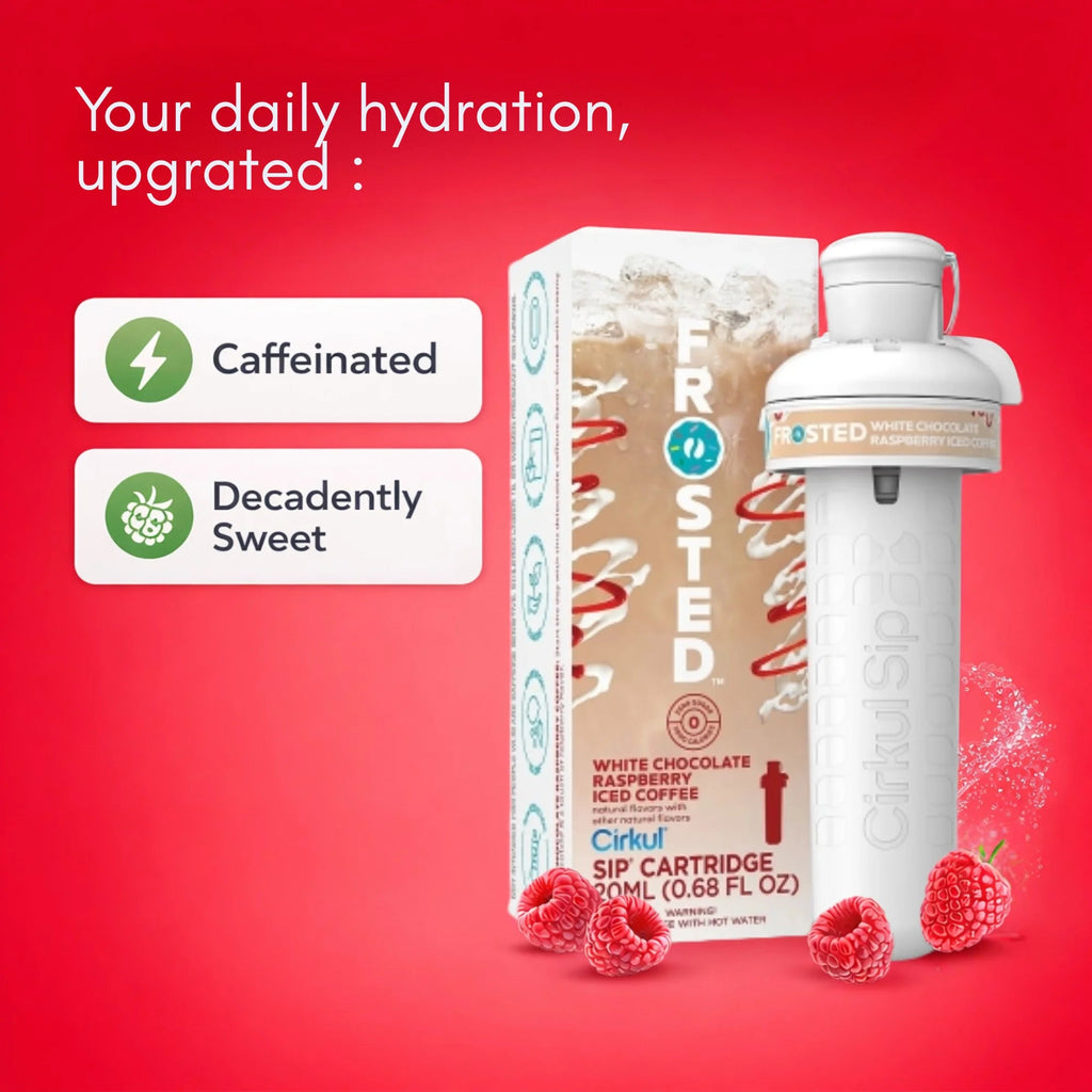 Cirkul Frosted White Chocolate Raspberry Iced Coffee