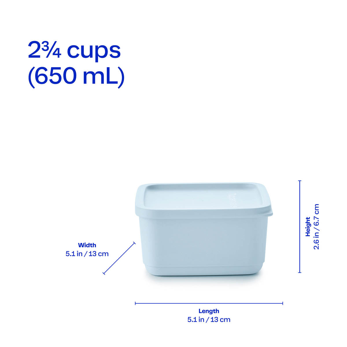 Tupper Ware Basic Bright |14-Piece Set | Square
