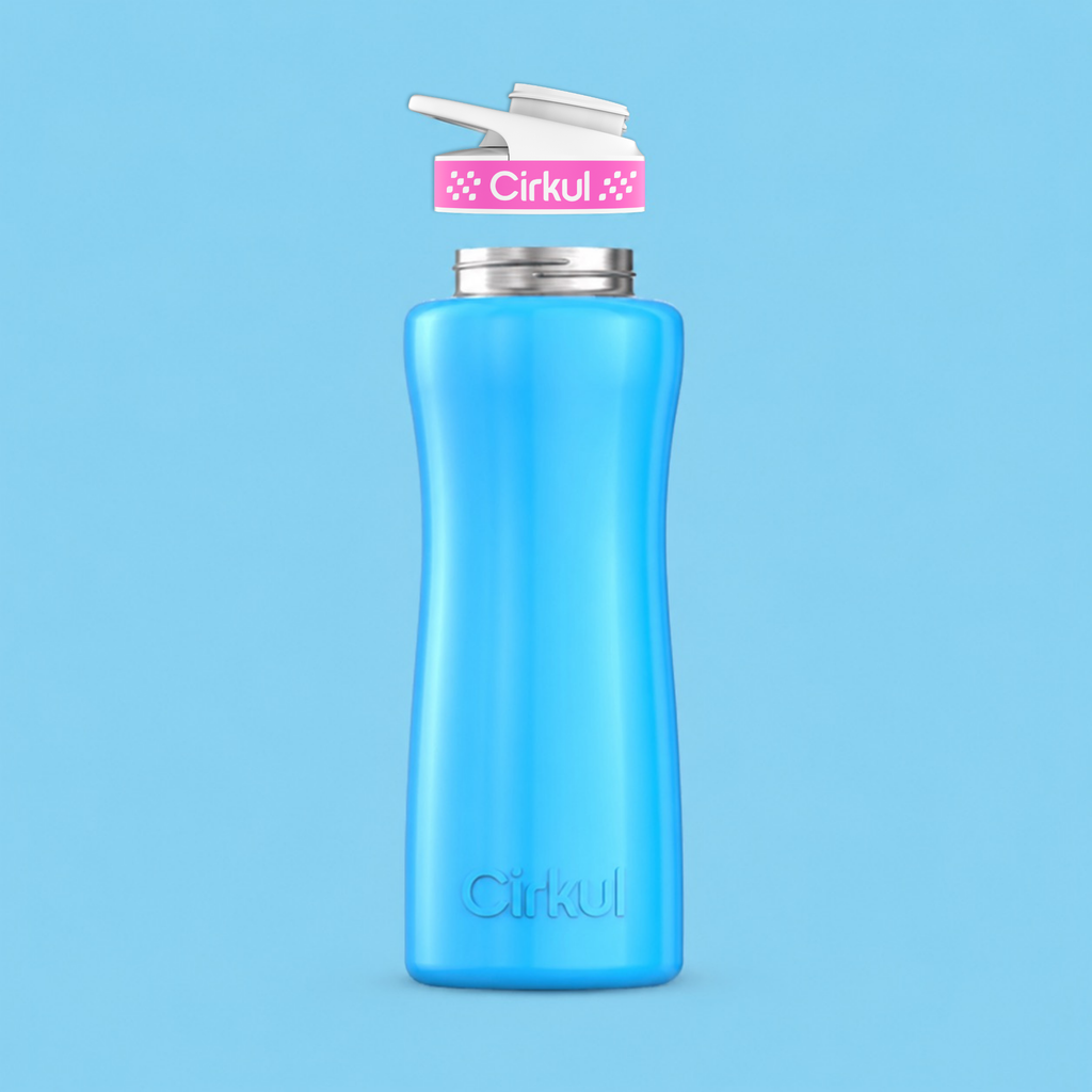 Cirkul 32oz. Stainless Steel Bottle &amp; Comfort Grip Lid