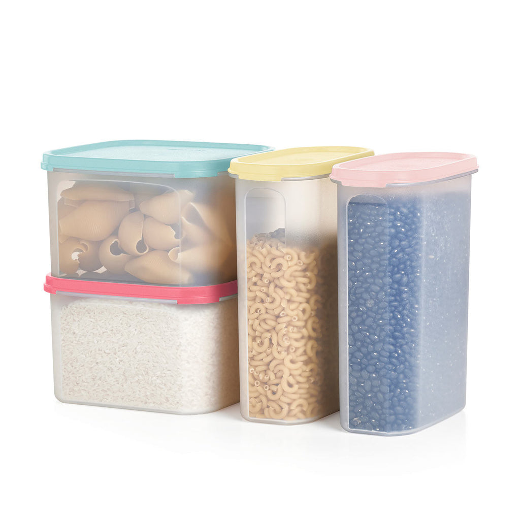 Tupper Ware Tupperware® Modular Mates® | 4-Piece Set  | Oval 4 &amp; Square 2 Containers