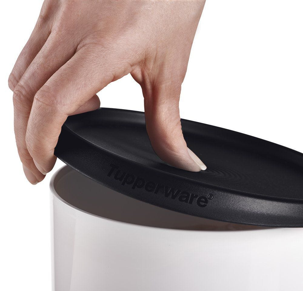 Tupper Ware Tupperware® One Touch® Reminder Canisters, Food Storage Set of 4