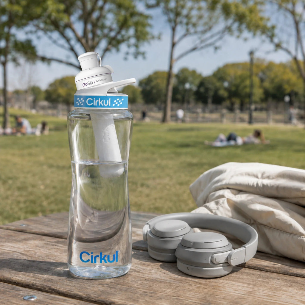 Cirkul 32oz. Plastic Bottle &amp; Comfort Grip Lid