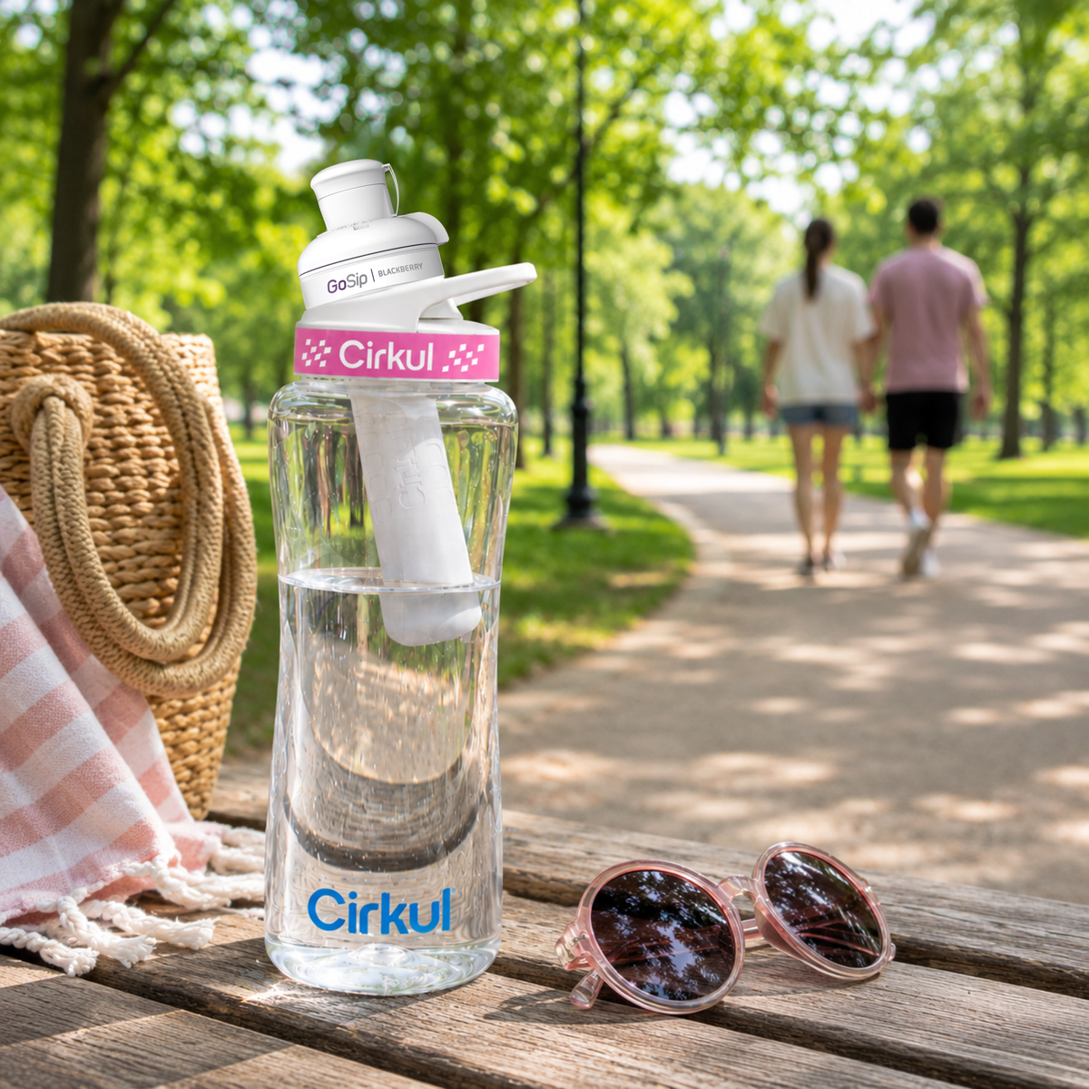 Cirkul 32oz. Plastic Bottle &amp; Comfort Grip Lid