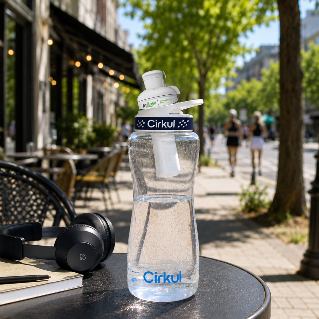 Cirkul 42oz. Plastic Bottle &amp; Comfort Grip Lid