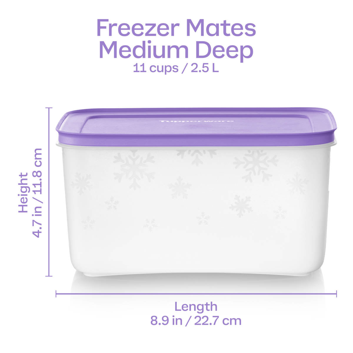 Tupper Ware Tupperware® Freezer Mates® PLUS Medium Deep | Food Storage Container