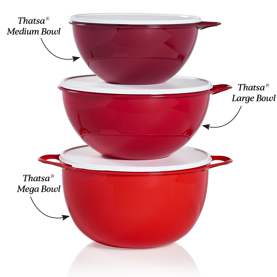 Tupper Ware Tupperware Thatsa® Medium Bowl | Airtight, Leakproof, 19-cups/4.5 L