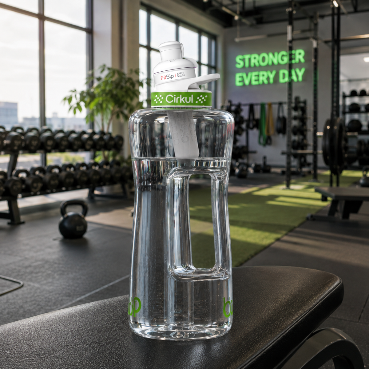 Cirkul 62oz. Plastic Bottle &amp; Comfort Grip Lid