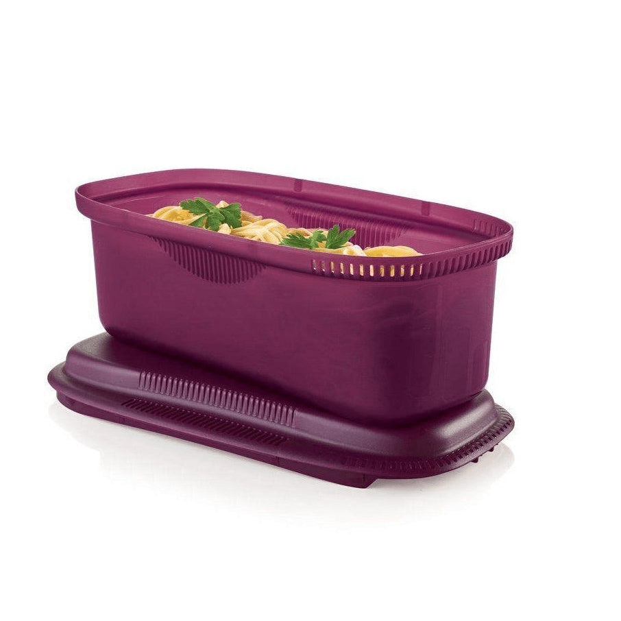Tupper Ware Tupperware® Microwave Pasta Maker | 8-cup Cooker With Strainer Feature