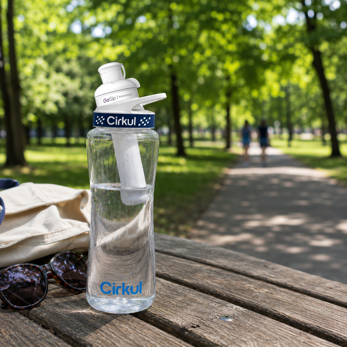 Cirkul 32oz. Plastic Bottle &amp; Comfort Grip Lid