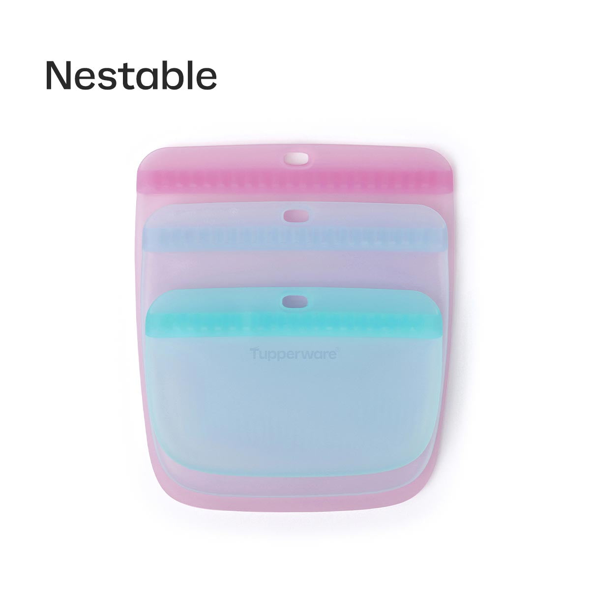 Tupper Ware Ultimate Silicone Slim Bag Set