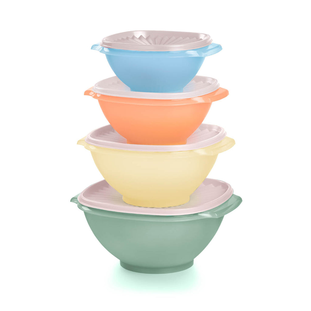 Tupper Ware Servalier® Bowls Set of 4 (Dreamy Pastels)