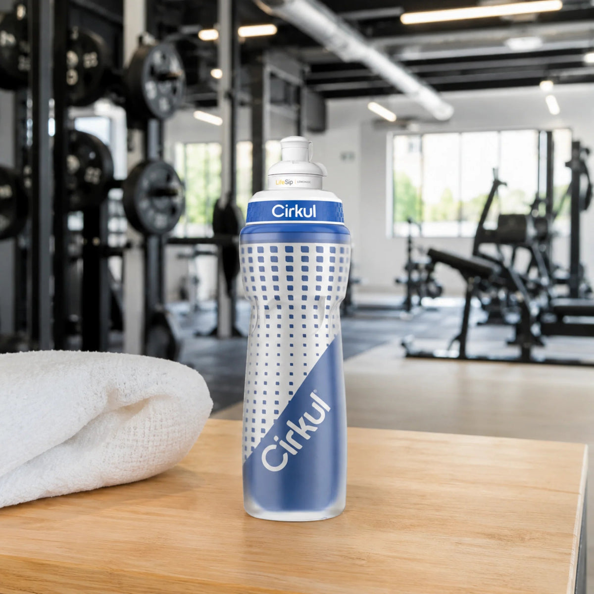 Cirkul 22oz. Insulated Squeeze Plastic Bottle &amp; Sport Lid