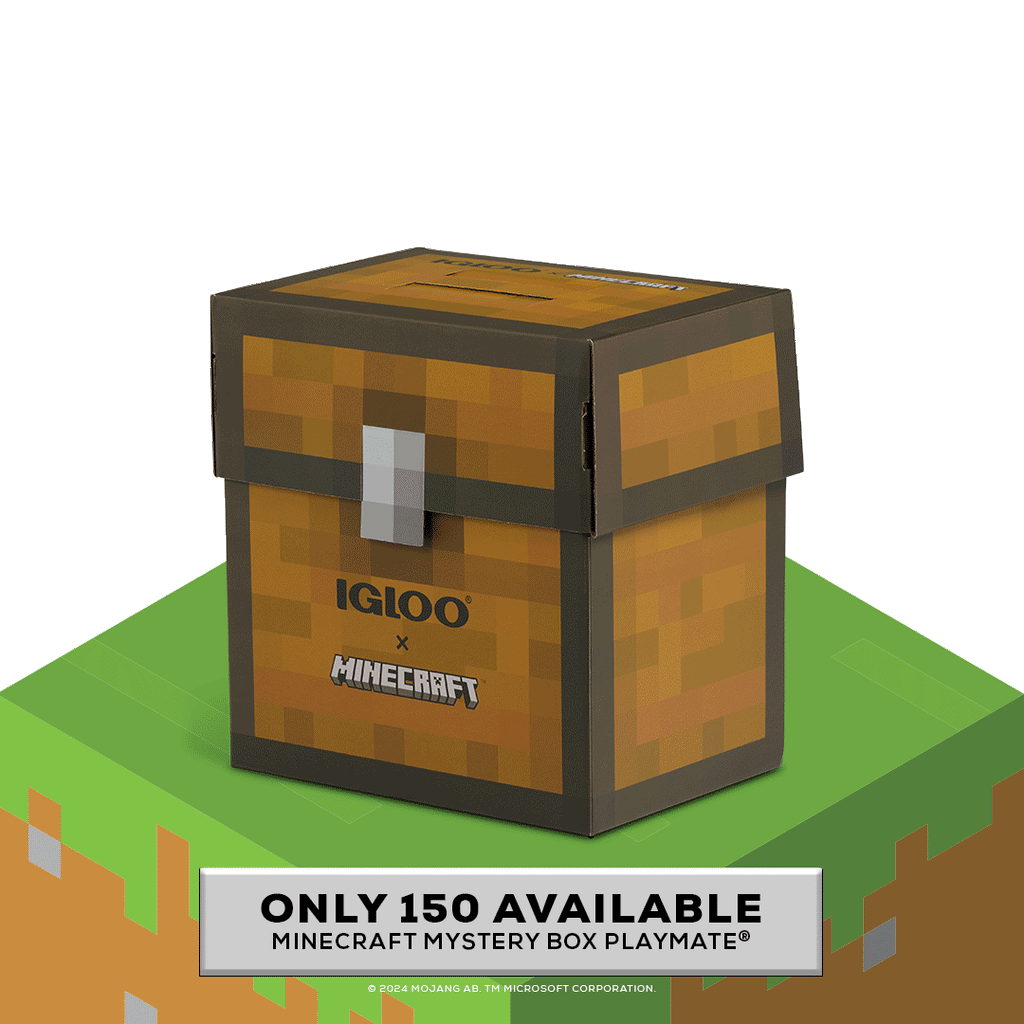 Igloo Minecraft Mystery Box Little Playmate 7 Qt Cooler