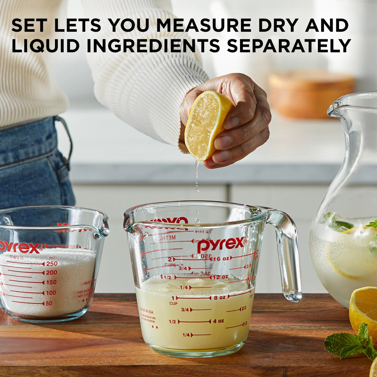 Pyrex Pyrex® Smart Essentials® Glass Measuring Cup Set