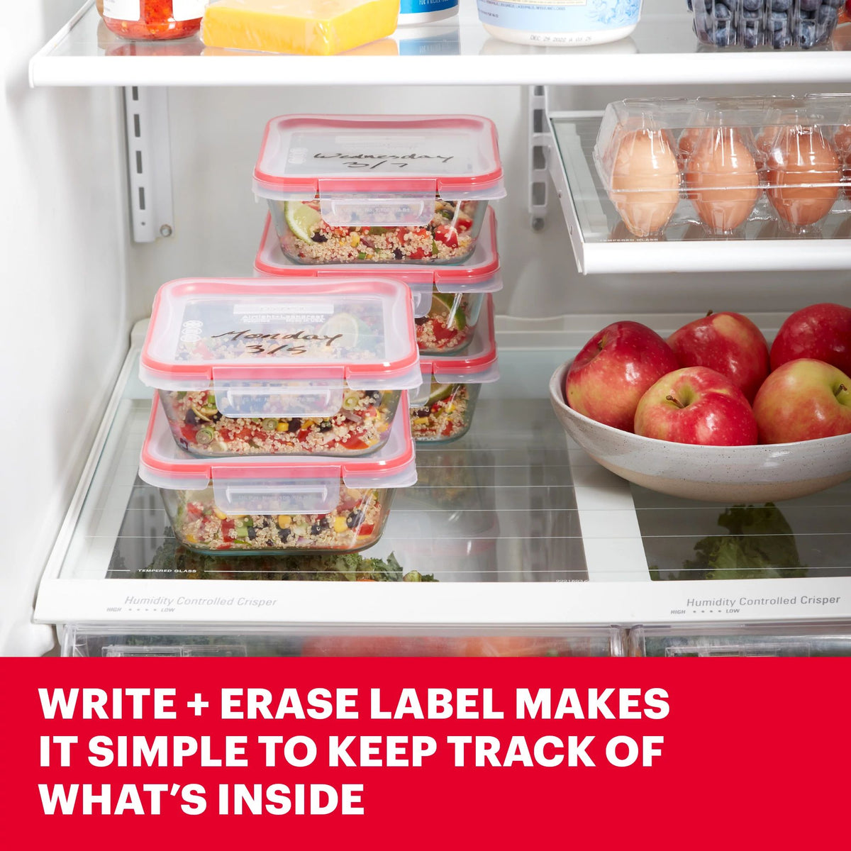 Pyrex Pyrex® Freshlock™ 10-piece Meal Prep Glass Storage Set