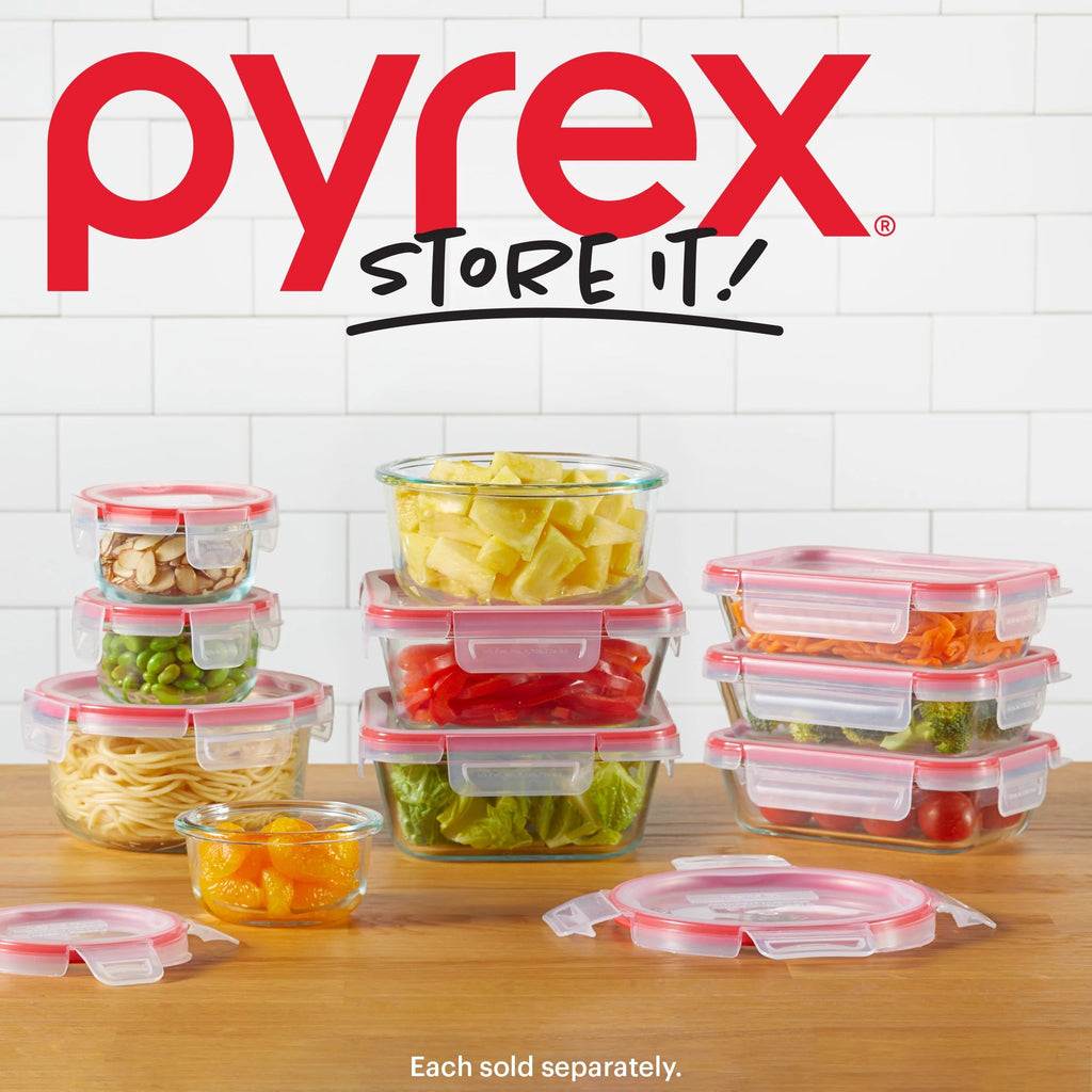 Pyrex Pyrex® FreshLock™ 14-piece Mixed-Size Glass Storage Set
