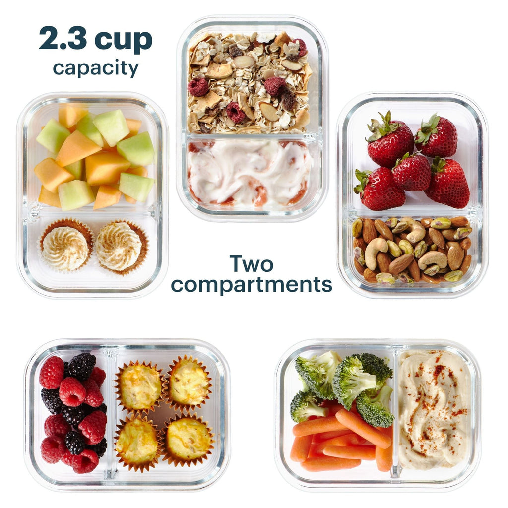 Pyrex Pyrex® MealBox 10-Piece Divided Storage Set, 2.3 Cup
