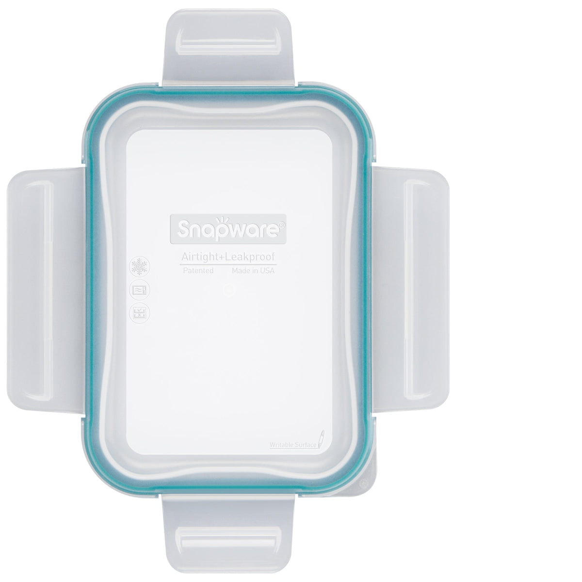 Pyrex Snapware® Total Solution® Small Rectangle Plastic Lid with Green Seal
