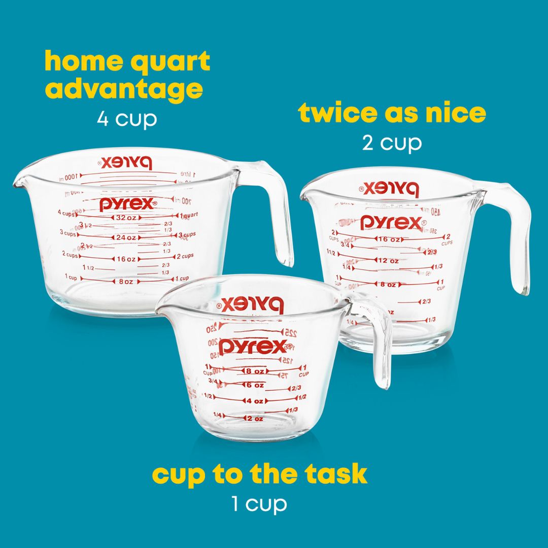 Pyrex Pyrex® 3-piece Measuring Cup Set